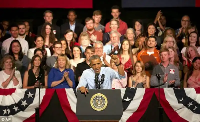 comizio di obama a austin