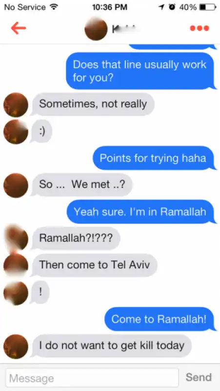 conversazione su palestinder