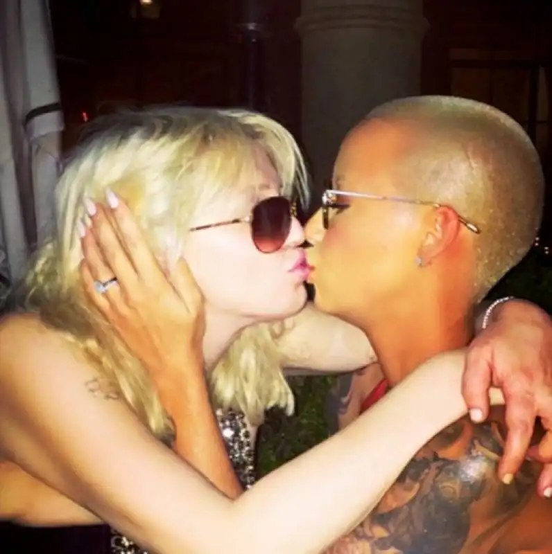 courtney love e amber rose