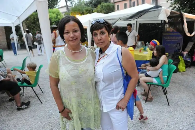 festa colombiana all' aranciera  rosita santucci con dora maria