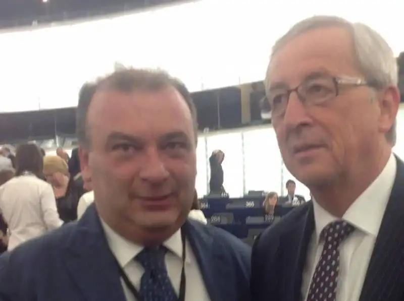 FULVIO MARTUSCIELLO CON JUNCKER