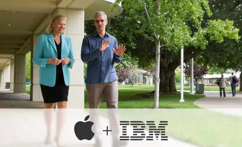 ginni rometty capo di ibm e tim cook capo di apple 