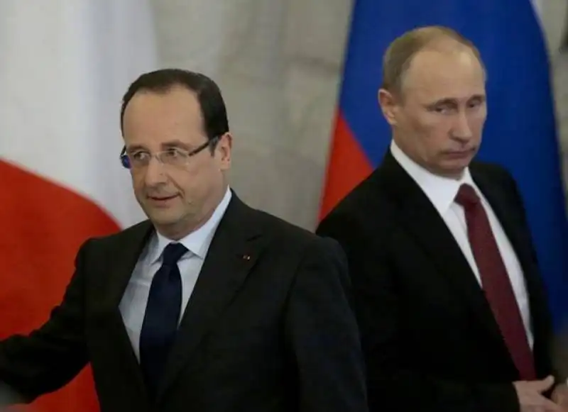 HOLLANDE PUTIN