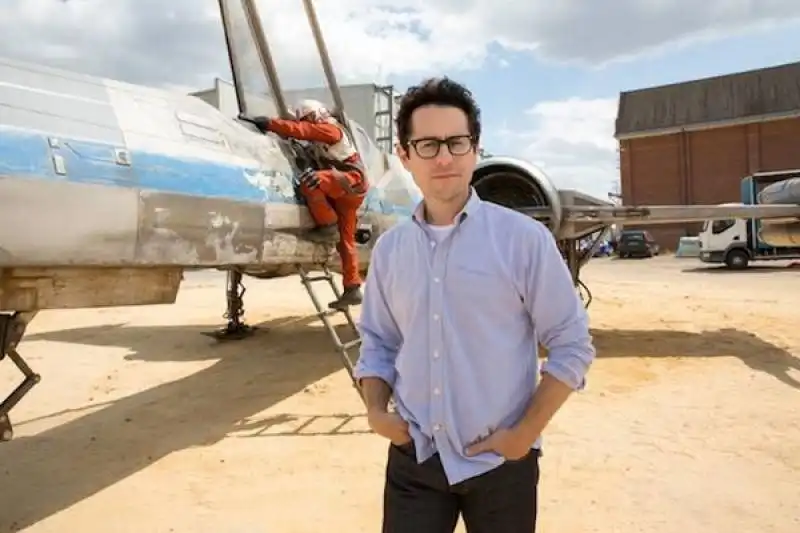 jj abrams sul set di guerre stellari 7 