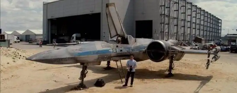 jj abrams sul set di guerre stellari 7