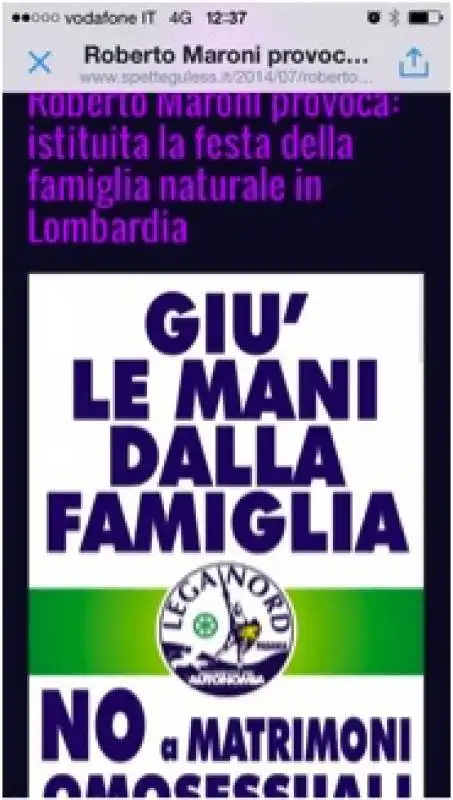 lega nord contro matrimoni gay ritwittato da fabio canino