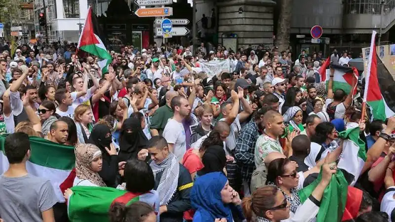 manifestazione anti ebraica in francia 6