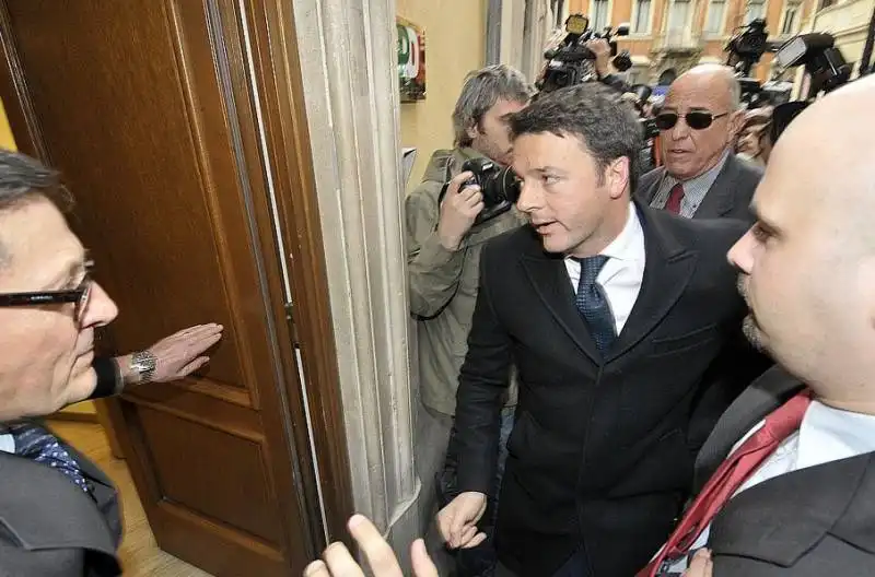 MATTEO RENZI AL NAZARENO