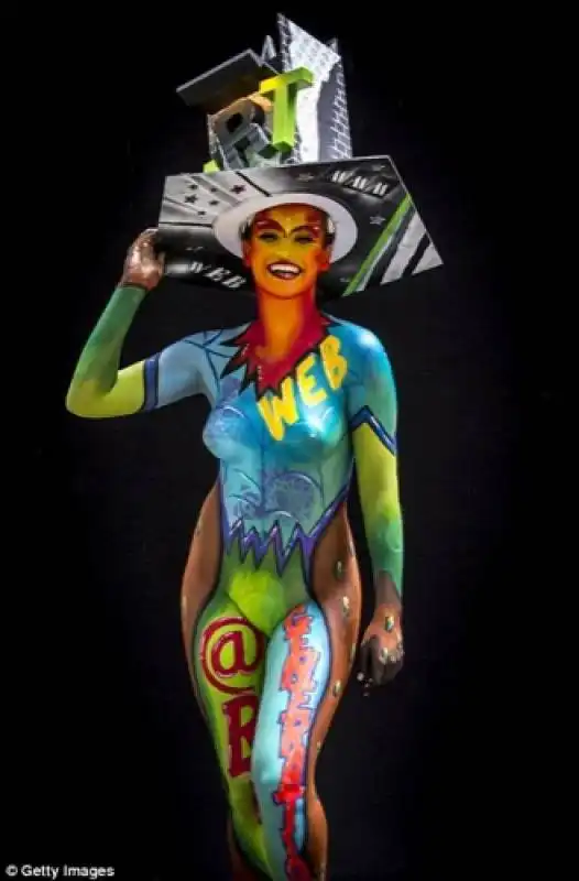 modella web al world bodypainting festival