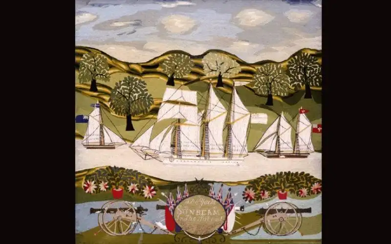 ship tapestry