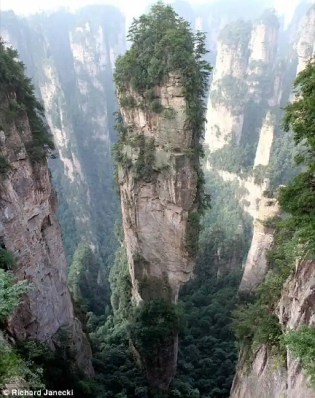 tianzi mountains in cina