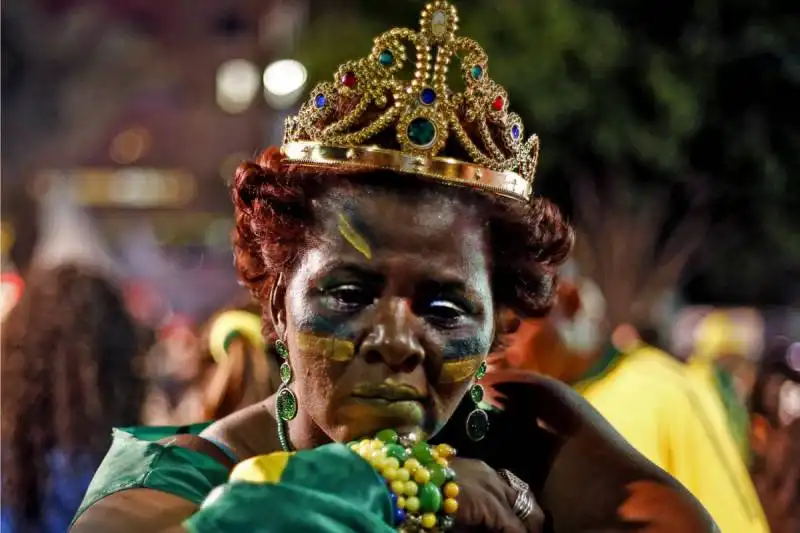 tifosa brasiliana nella semifinale mundial