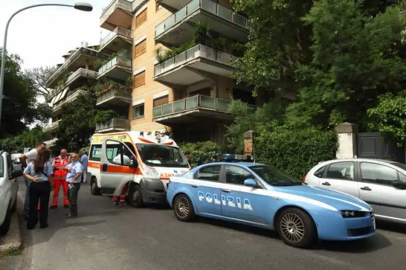 VIA DELLA CAMILLUCCIA DOPO L OMICIDIO DI FANELLA