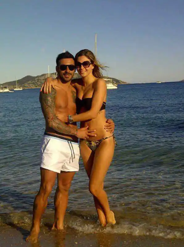 yanina screpante e lavezzi