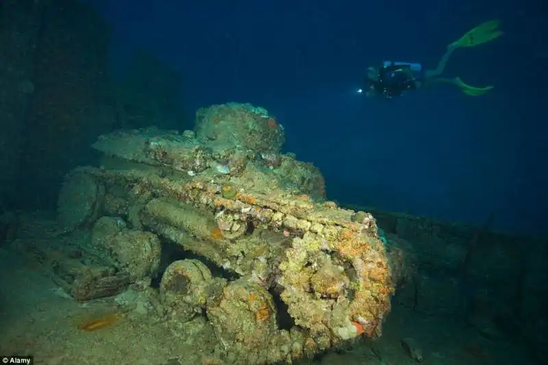 carro armato a truk lagoon, giappone