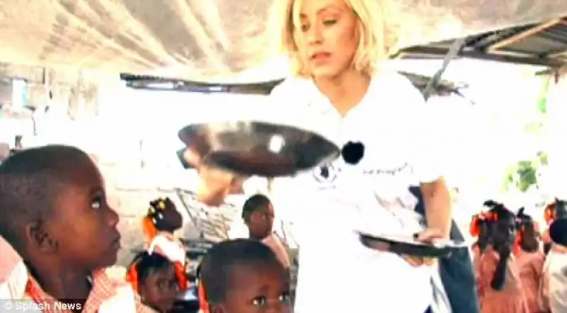 christina aguilera ad haiti