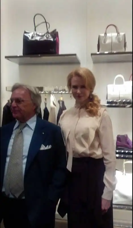 diego della valle e nicole kidman 