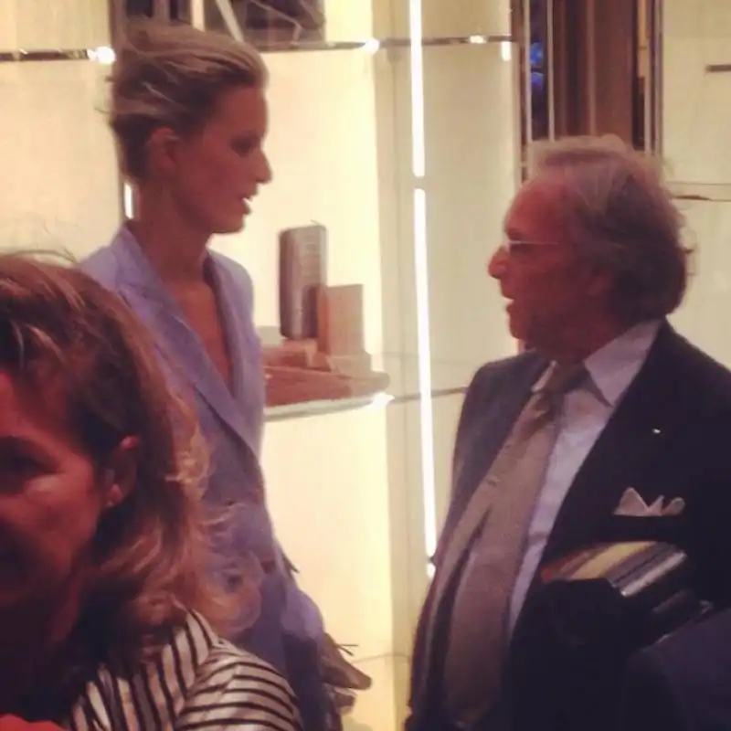 karolina kurkova con diego della valle 