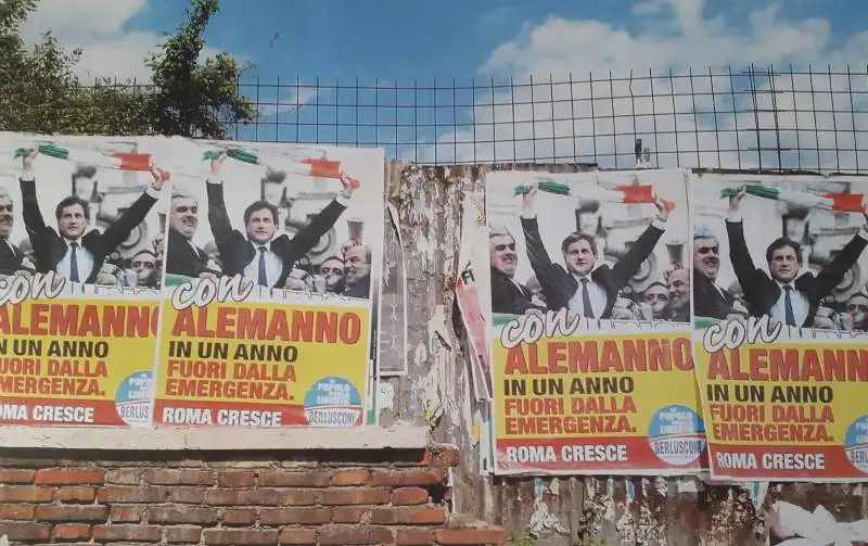 MANIFESTI ELETTORALI DI GIANNI ALEMANNO