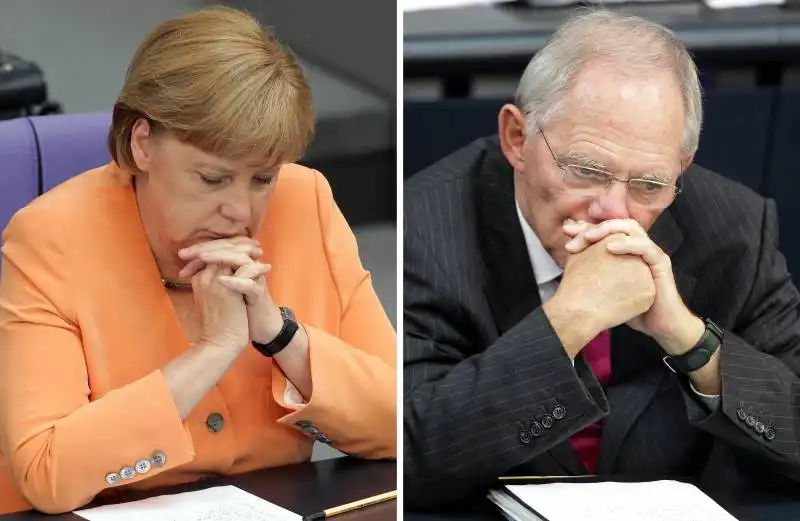 MERKEL E SCHAEUBLE