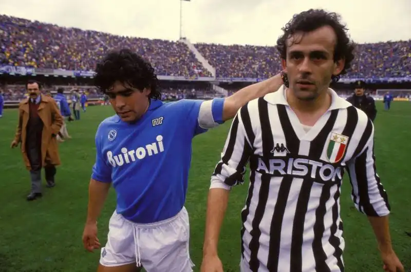 PLATINI MARADONA