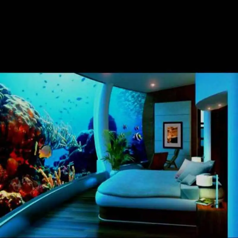 poseidon undersea resort, hotel sotto il mare alle isole fiji