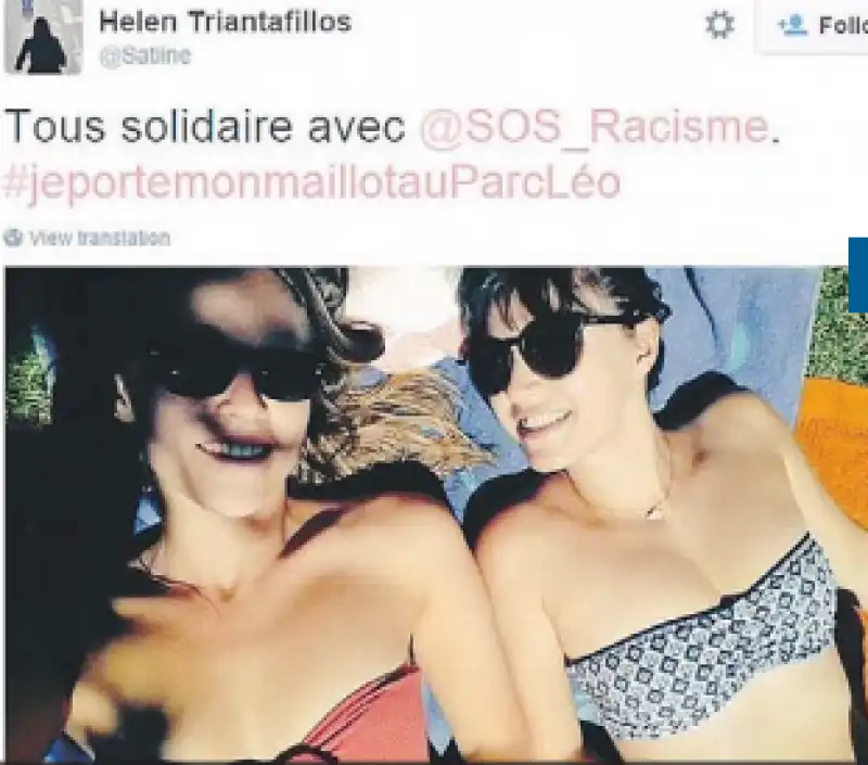 RAGAZZA FRANCESE AGGREDITA MESSAGGI TWITTER 1