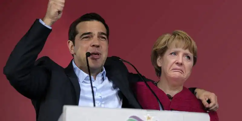 tsipras e merkel