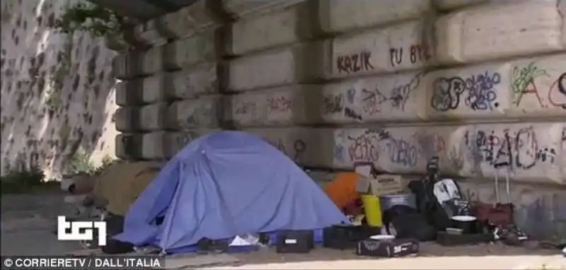 beau solomon  e gli accampamenti sul tevere