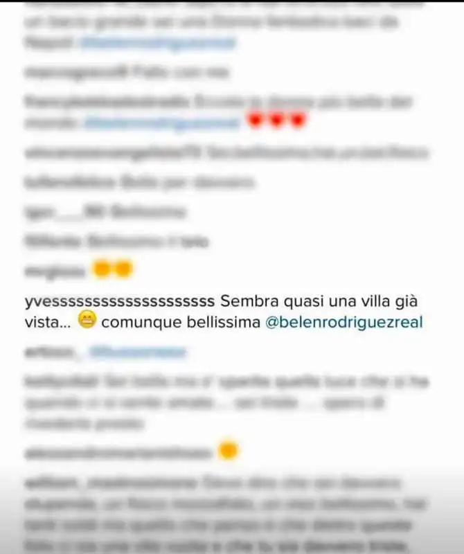 BELEN E BORRIELLO - IL MISTERIOSO ACCOUNT INSTAGRAM