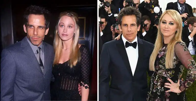 ben stiller e christine taylor   16 anni insieme