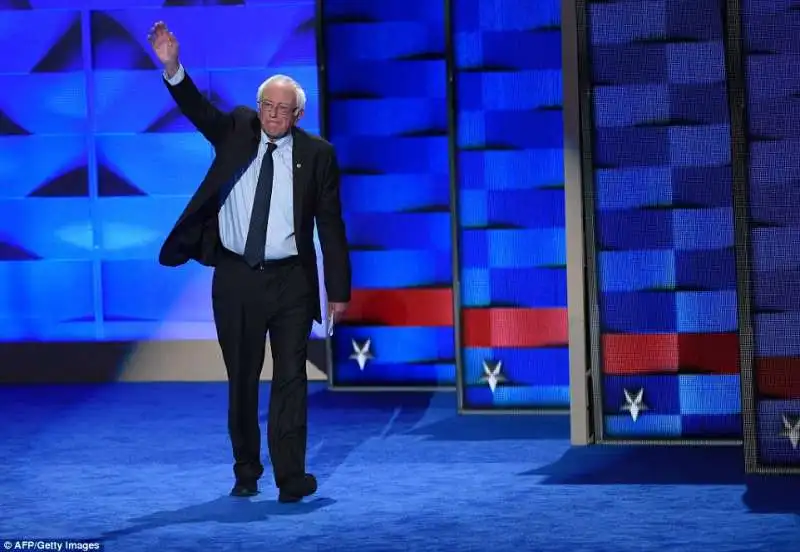 bernie sanders alla convention democratica