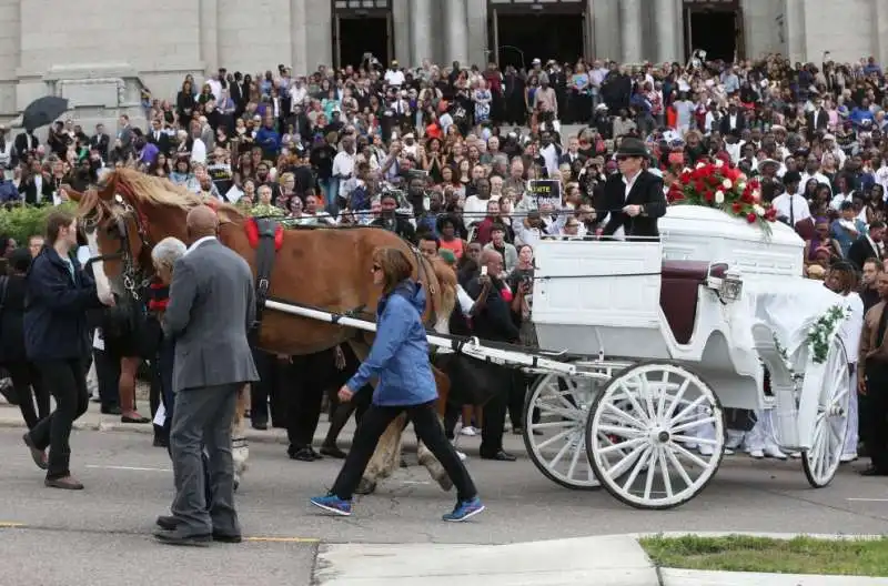 Black Power ai funerali di Philando Castile 