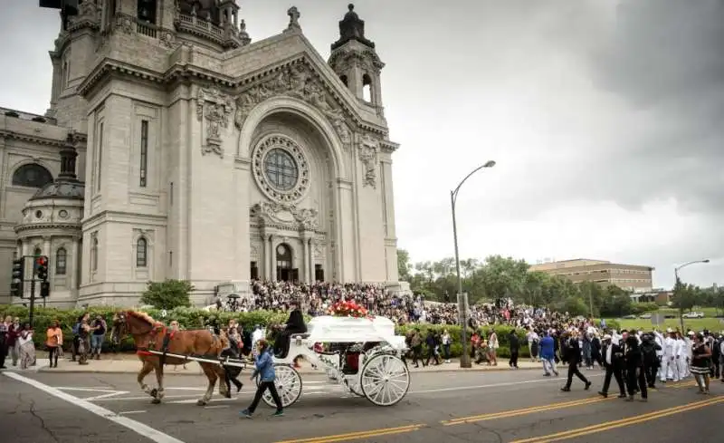 Black Power ai funerali di Philando Castile 