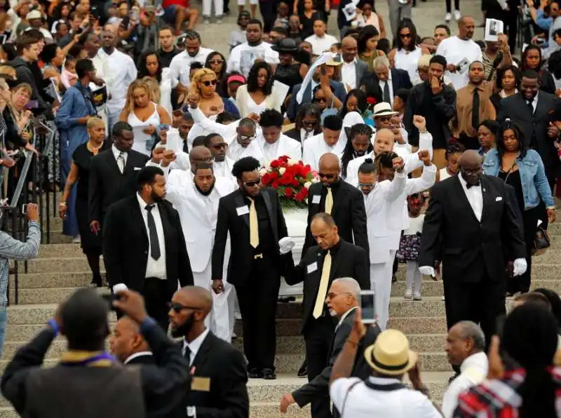 Black Power ai funerali di Philando Castile 