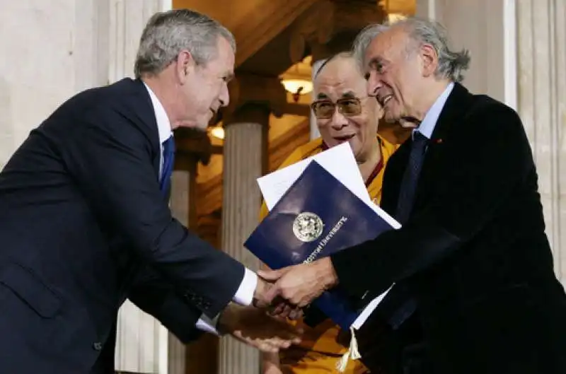 BUSH ELIE WIESEL DALAI LAMA