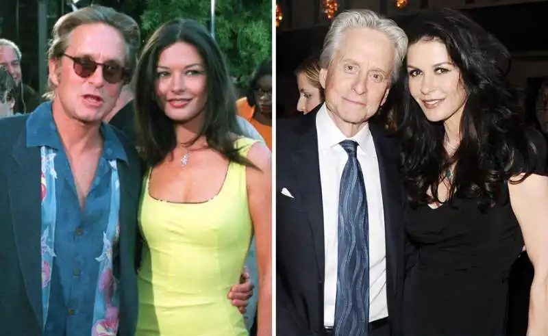 catherine zeta jones e michael douglas   18 anni insieme