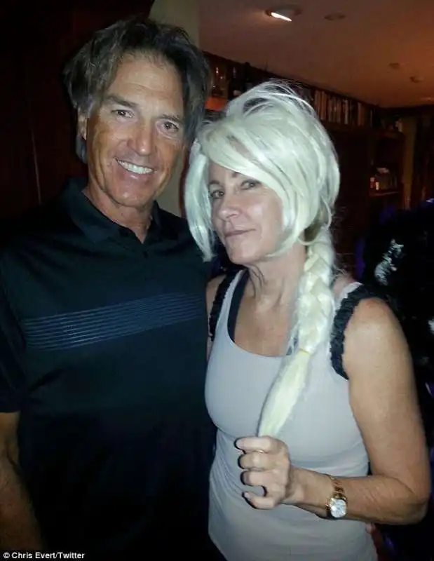 chris evert e andy