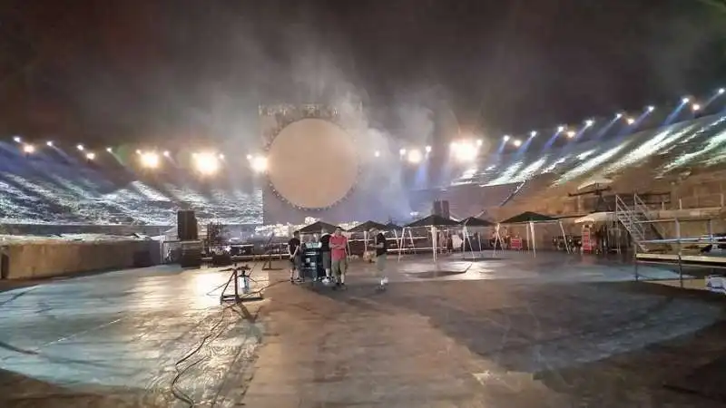 DAVID GILMOUR A POMPEI