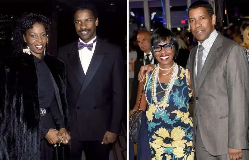 denzel e pauletta washington   39 anni insieme