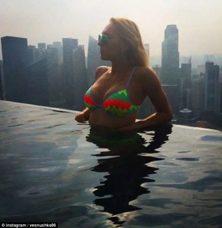 elena vesnina a singapore