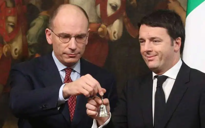 enrico letta matteo renzi campanella