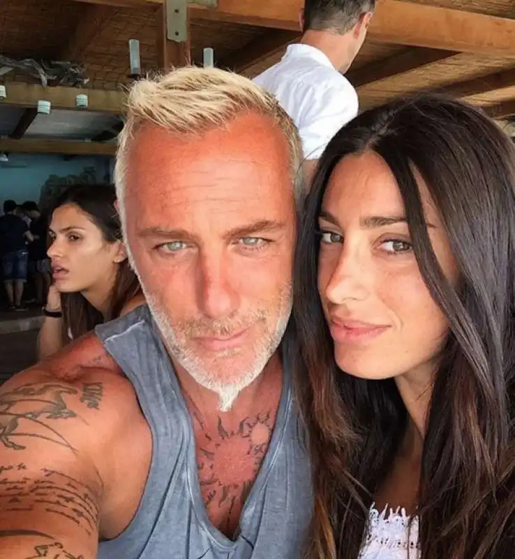 gianluca vacchi con la fidanzata giorgia