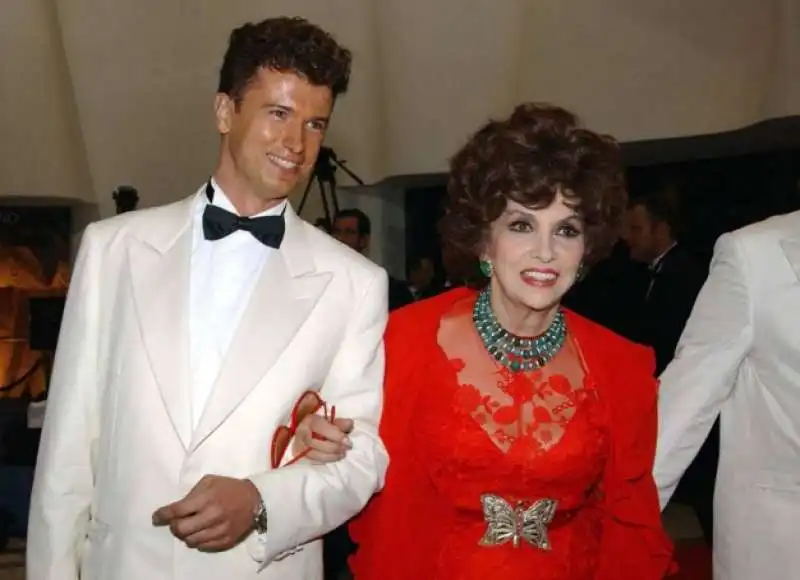 gina lollobrigida con il fidanzato e marito per procura javier rigau rafols 