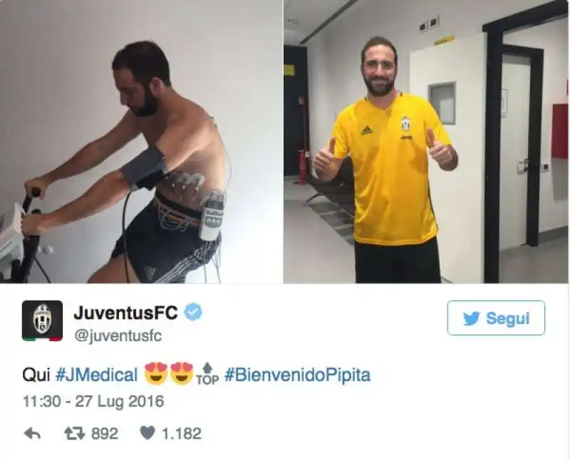 HIGUAIN ALLA JUVENTUS