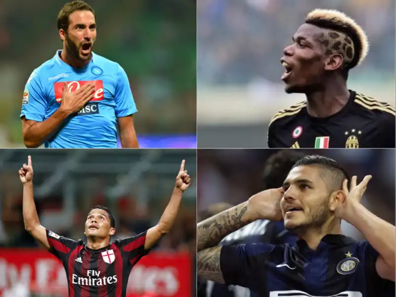 HIGUAIN POGBA BACCA ICARDI