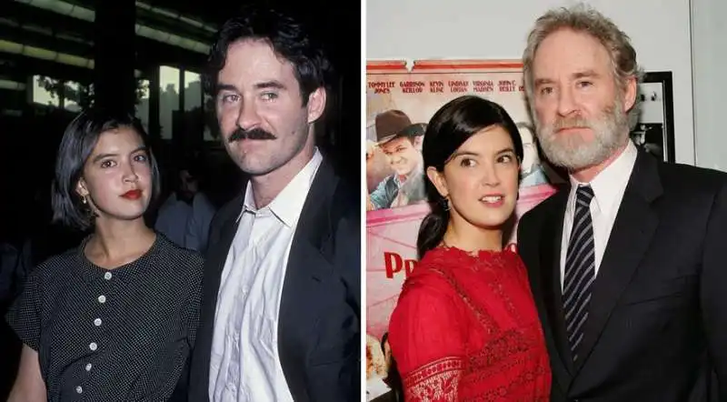 kevin kline e phoebe cates   27 anni insieme