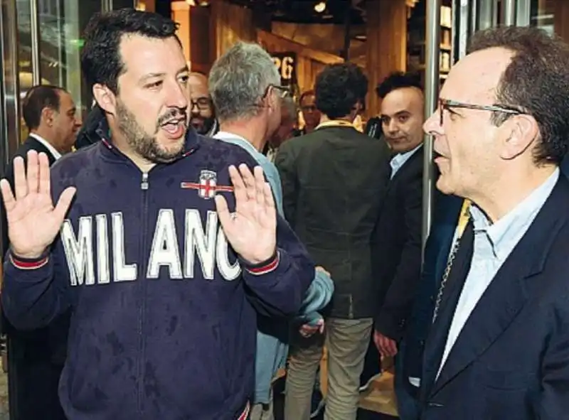 MATTEO SALVINI E STEFANO PARISI