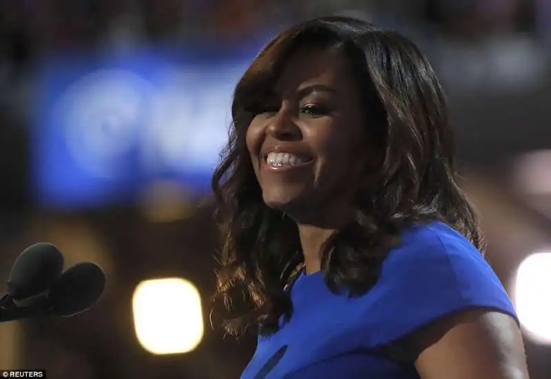 michelle obama alla convention democratica 7