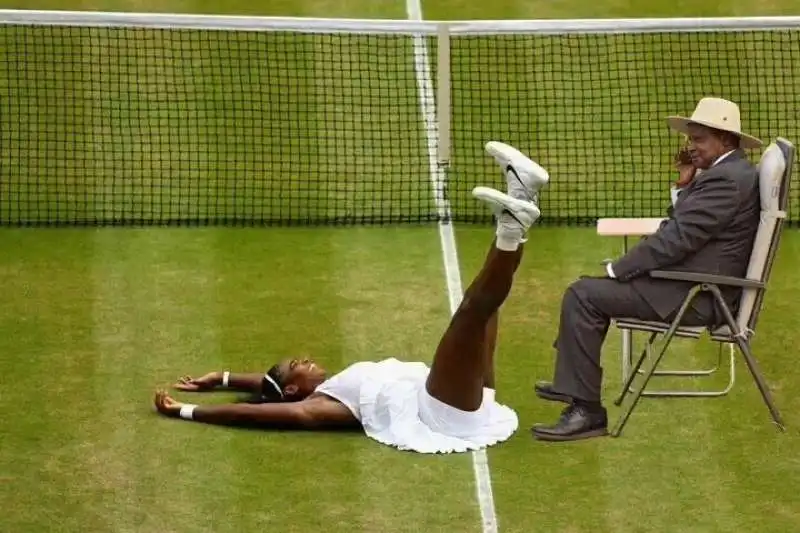  museveni a wimbledon